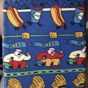 BASEBALL Theme Neck Tie Rooster Brand Design